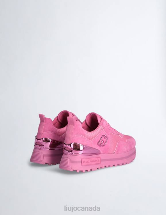 Shoes Liu Jo Suede And Mesh Platform Sneakers Women F6061887