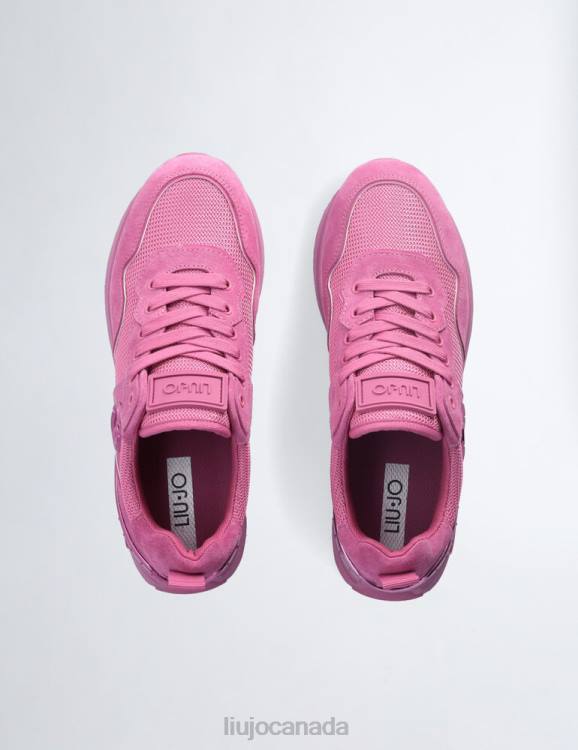 Shoes Liu Jo Suede And Mesh Platform Sneakers Women F6061887