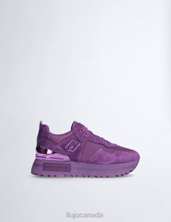Shoes Liu Jo Suede And Mesh Platform Sneakers Women F6061985