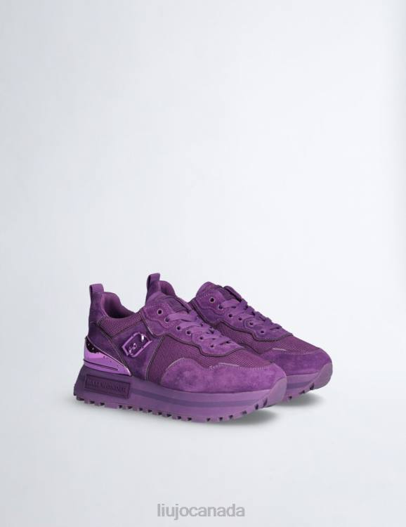 Shoes Liu Jo Suede And Mesh Platform Sneakers Women F6061985