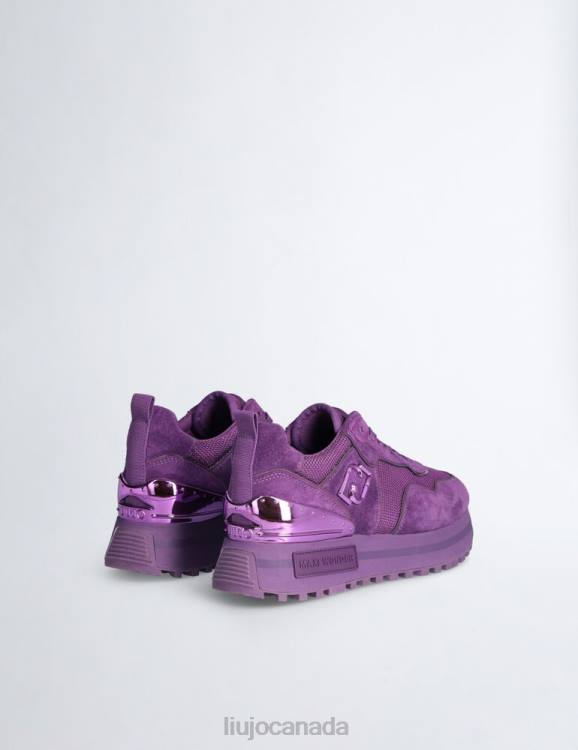 Shoes Liu Jo Suede And Mesh Platform Sneakers Women F6061985