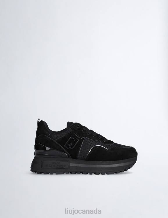 Shoes Liu Jo Suede And Mesh Platform Sneakers Women F6061989