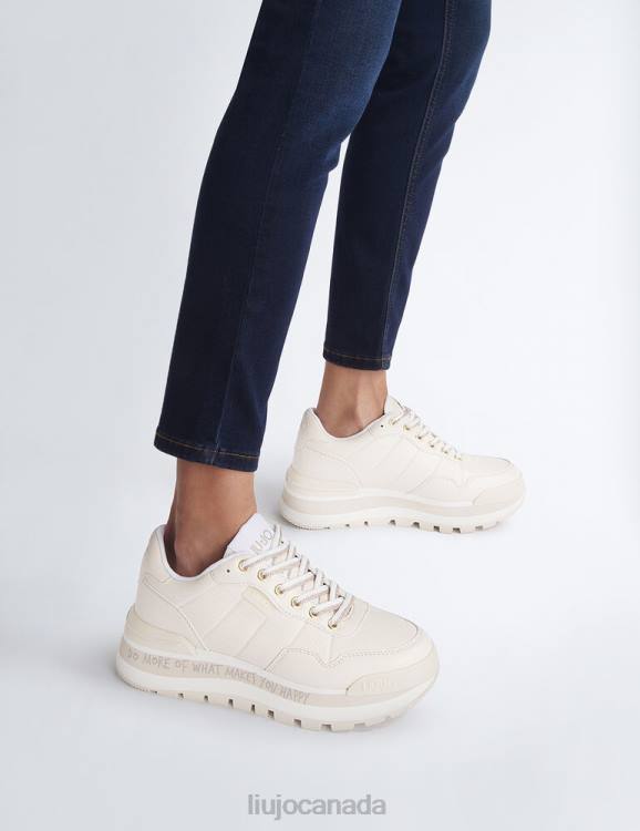 Shoes Liu Jo White Platform Sneakers Women F6061888