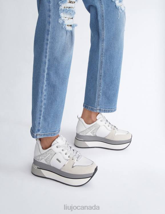 Shoes Liu Jo White Super-Platform Sneakers Women F6061948