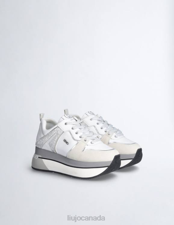 Shoes Liu Jo White Super-Platform Sneakers Women F6061948