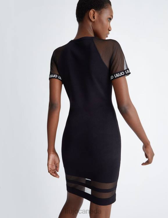 Clothing Liu Jo Dress With Mesh Details Women F606660