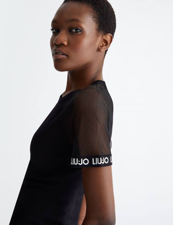 Clothing Liu Jo Dress With Mesh Details Women F606660