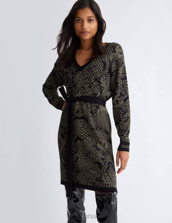 Clothing Liu Jo Eco-Friendly Jacquard Dress Women F606424