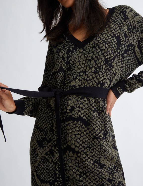 Clothing Liu Jo Eco-Friendly Jacquard Dress Women F606424