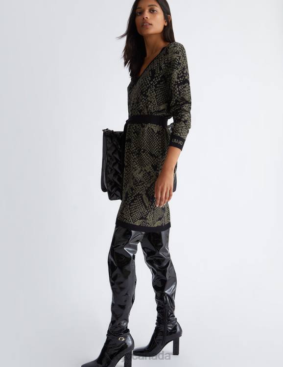 Clothing Liu Jo Eco-Friendly Jacquard Dress Women F606424