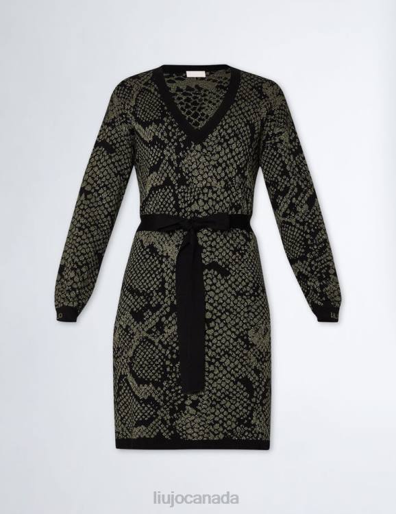 Clothing Liu Jo Eco-Friendly Jacquard Dress Women F606424