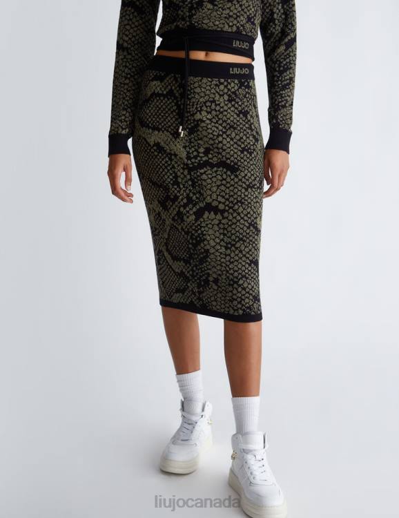 Clothing Liu Jo Eco-Friendly Jacquard Skirt Women F606546