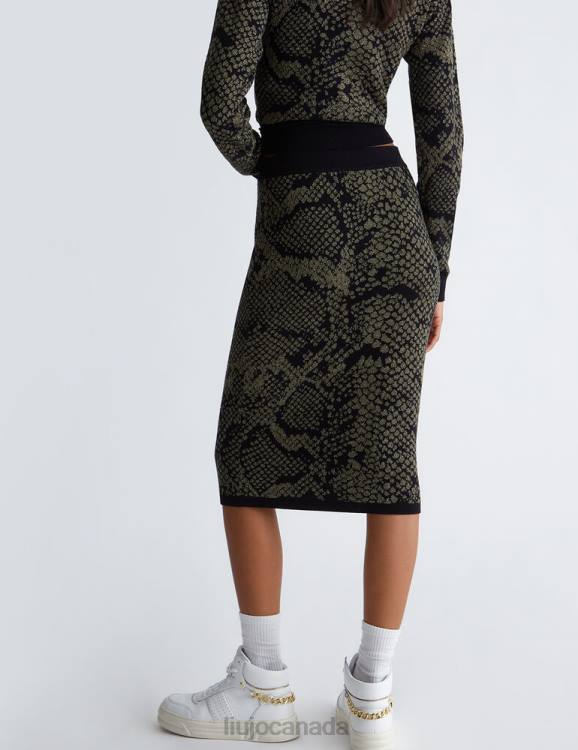 Clothing Liu Jo Eco-Friendly Jacquard Skirt Women F606546