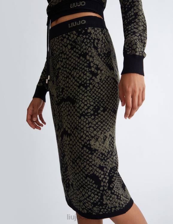 Clothing Liu Jo Eco-Friendly Jacquard Skirt Women F606546