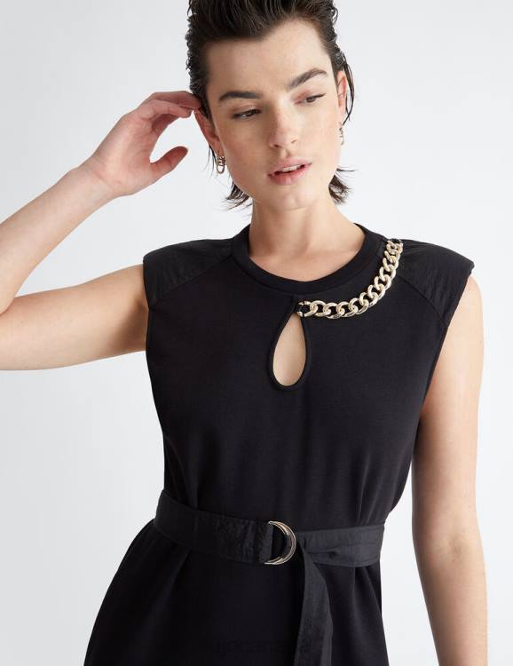 Clothing Liu Jo Fleece Dress With Chains Women F606897