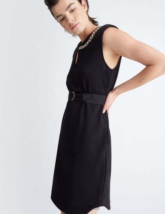 Clothing Liu Jo Fleece Dress With Chains Women F606897