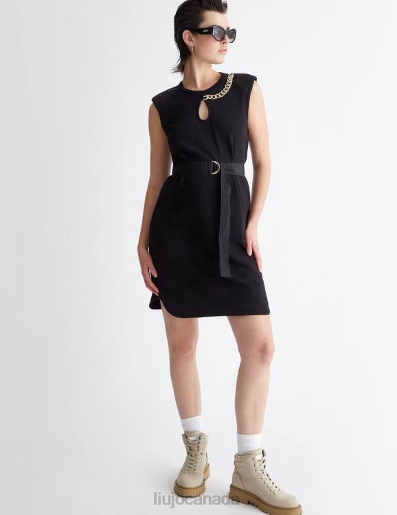 Clothing Liu Jo Fleece Dress With Chains Women F606897