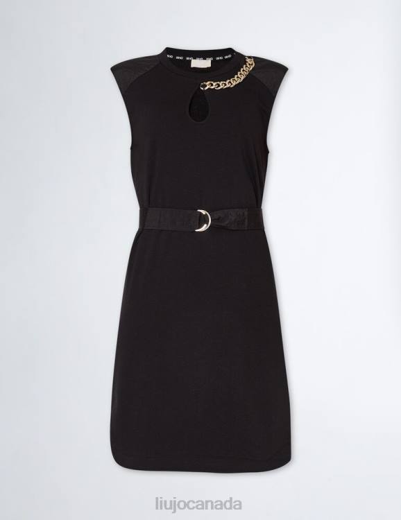 Clothing Liu Jo Fleece Dress With Chains Women F606897