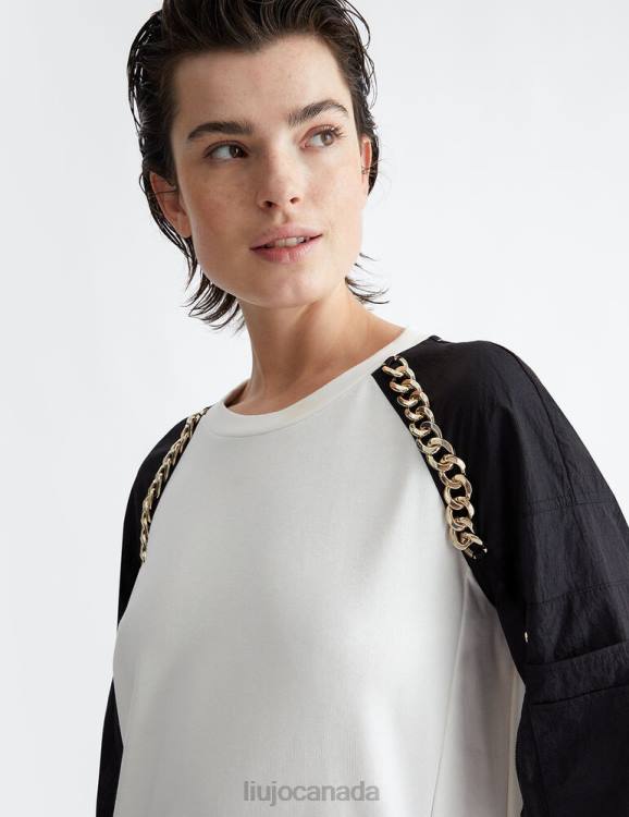 Clothing Liu Jo Fleece Dress With Chains Women F606960
