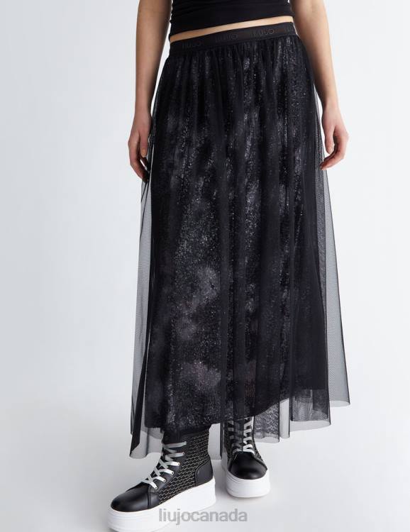 Clothing Liu Jo Jersey Skirt With Sequins Women F606850