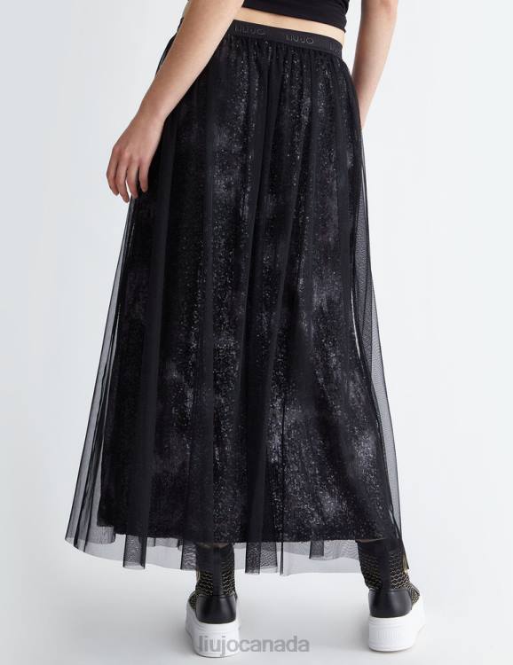 Clothing Liu Jo Jersey Skirt With Sequins Women F606850