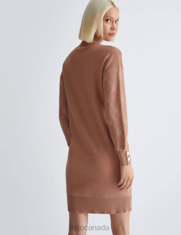 Clothing Liu Jo Knit Dress With Logo Women F6061228