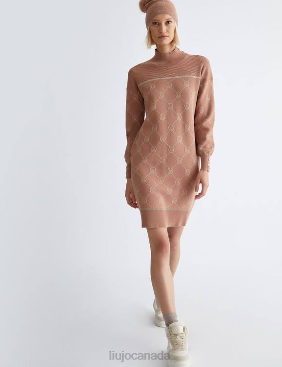 Clothing Liu Jo Knit Dress With Logo Women F6061228