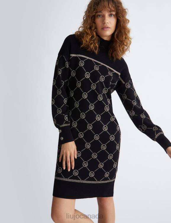 Clothing Liu Jo Knit Dress With Logo Women F606783