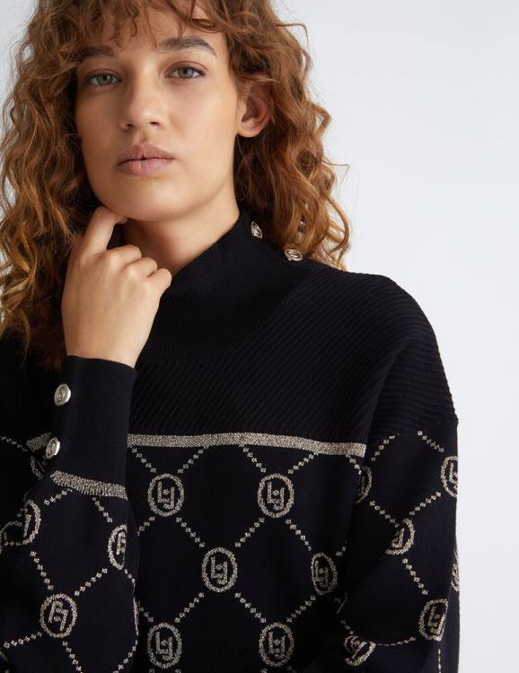 Clothing Liu Jo Knit Dress With Logo Women F606783