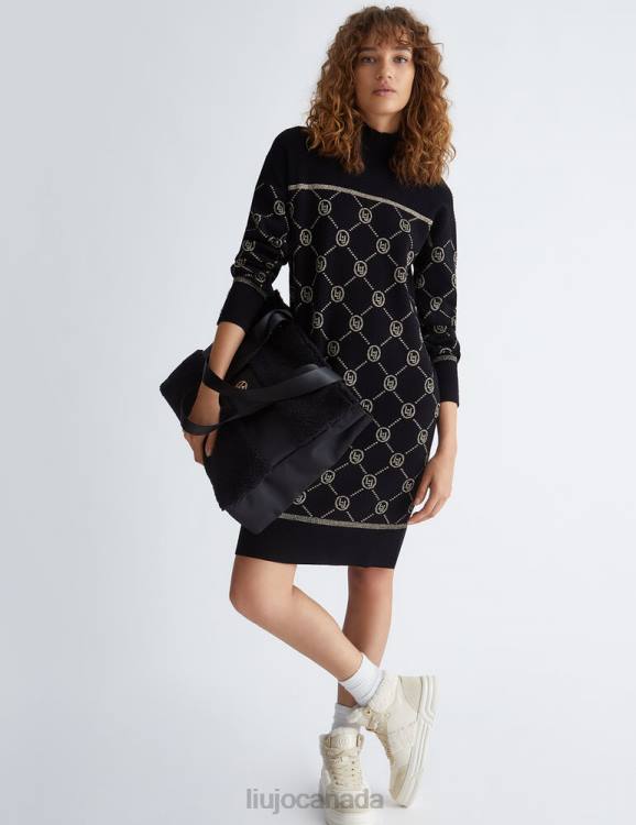 Clothing Liu Jo Knit Dress With Logo Women F606783