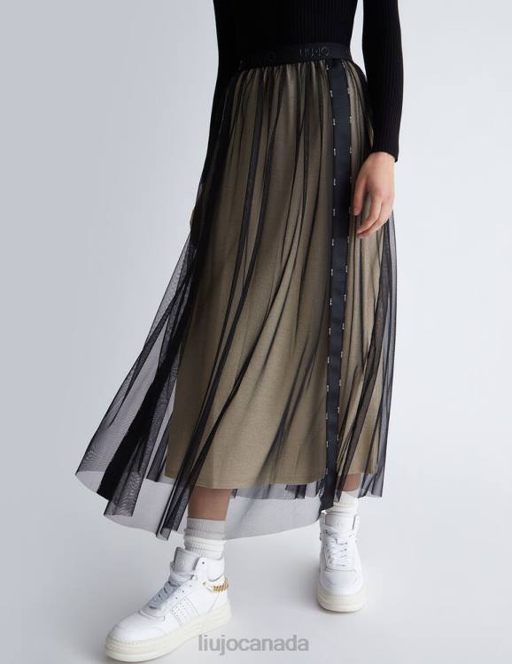 Clothing Liu Jo Skirt In Jersey And Tulle Women F606528