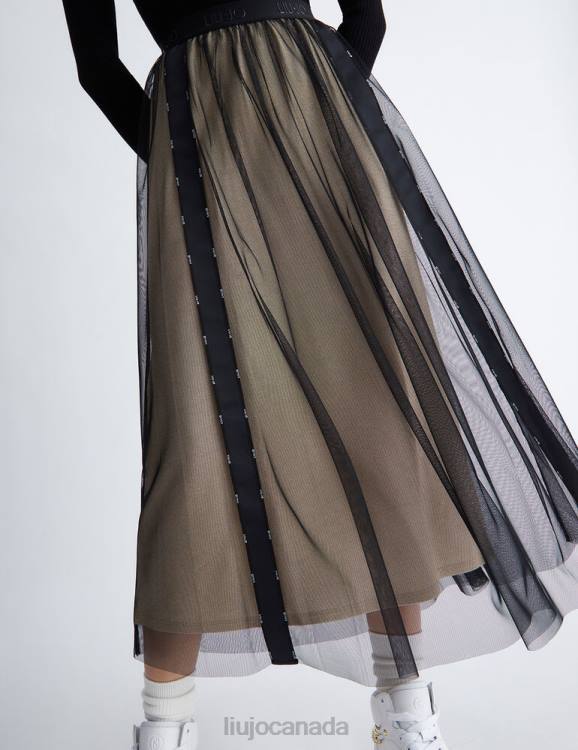 Clothing Liu Jo Skirt In Jersey And Tulle Women F606528