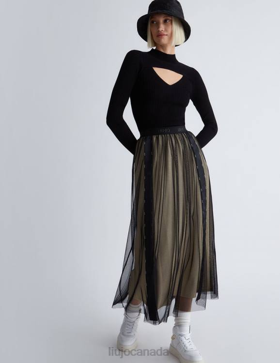 Clothing Liu Jo Skirt In Jersey And Tulle Women F606528