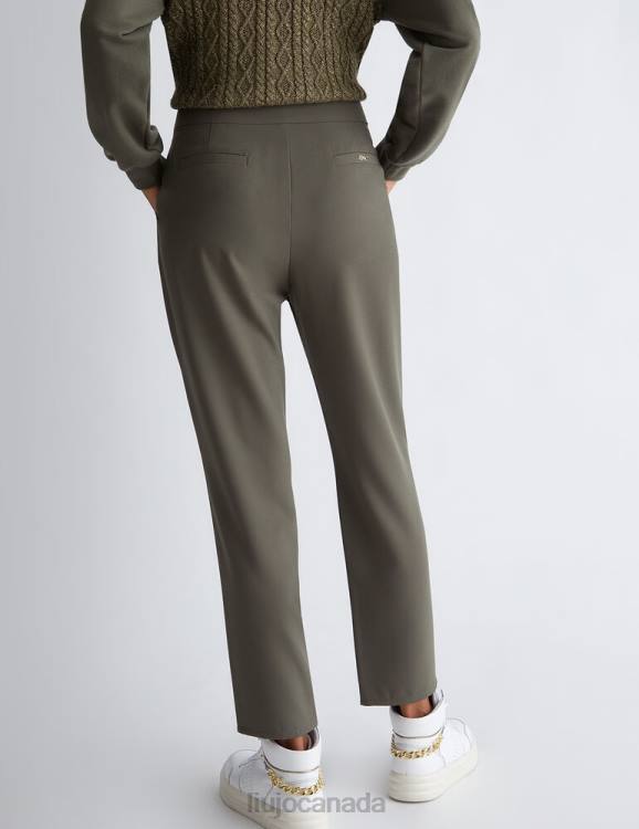 Clothing Liu Jo Better Trousers With Rhinestones Women F6061184