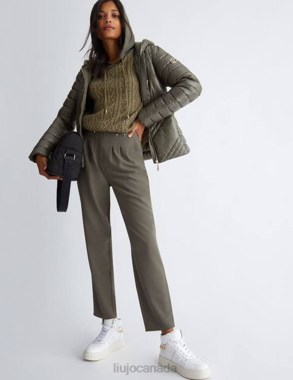 Clothing Liu Jo Better Trousers With Rhinestones Women F6061184