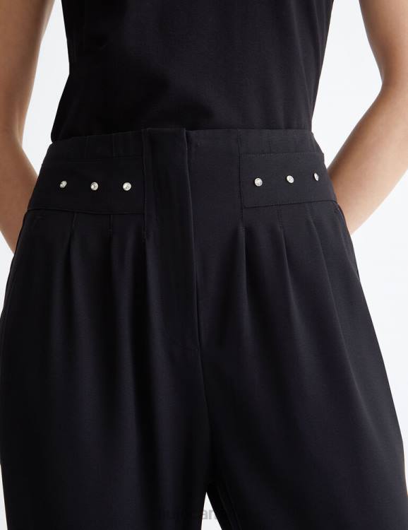 Clothing Liu Jo Better Trousers With Rhinestones Women F606957