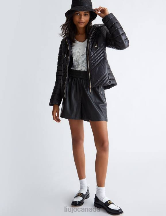 Clothing Liu Jo Coated Fabric Shorts Women F606209