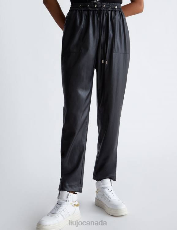 Clothing Liu Jo Coated Fabric Trousers Women F606232