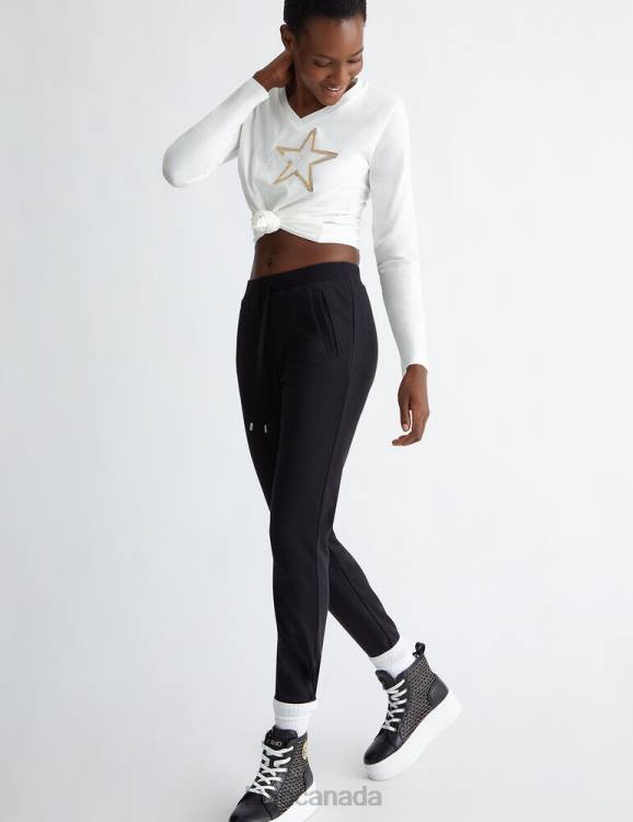 Clothing Liu Jo Fleece Jogging Pants With Chain Women F606800