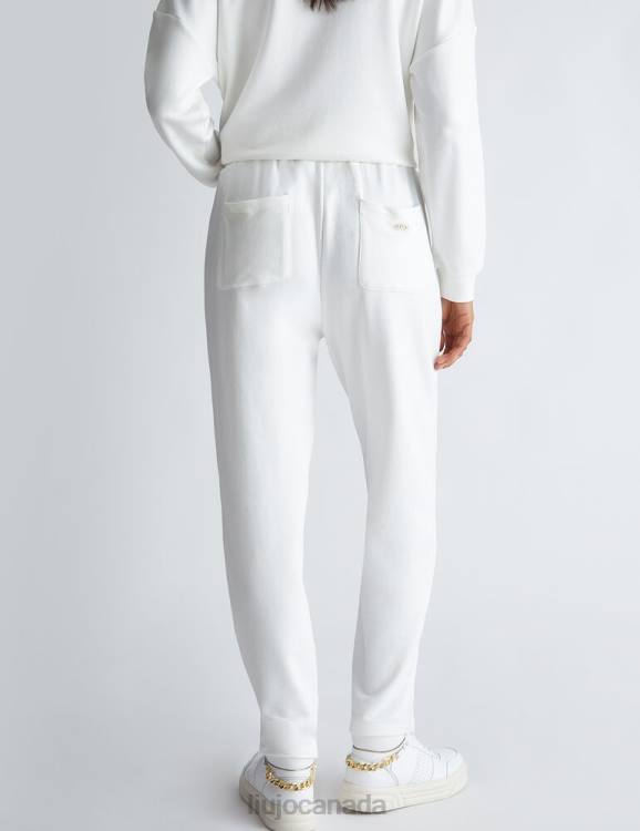 Clothing Liu Jo Jersey Trousers With Rhinestones Women F6061165