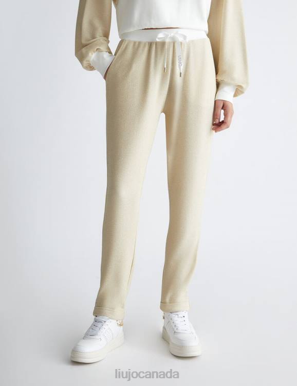 Clothing Liu Jo Lurex Joggers Women F606785