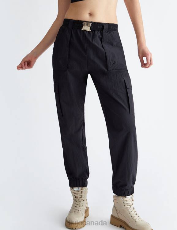 Clothing Liu Jo Nylon Trousers With Belt Women F606589