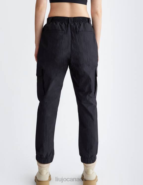 Clothing Liu Jo Nylon Trousers With Belt Women F606589