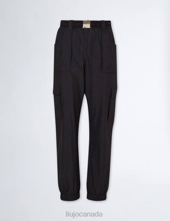 Clothing Liu Jo Nylon Trousers With Belt Women F606589