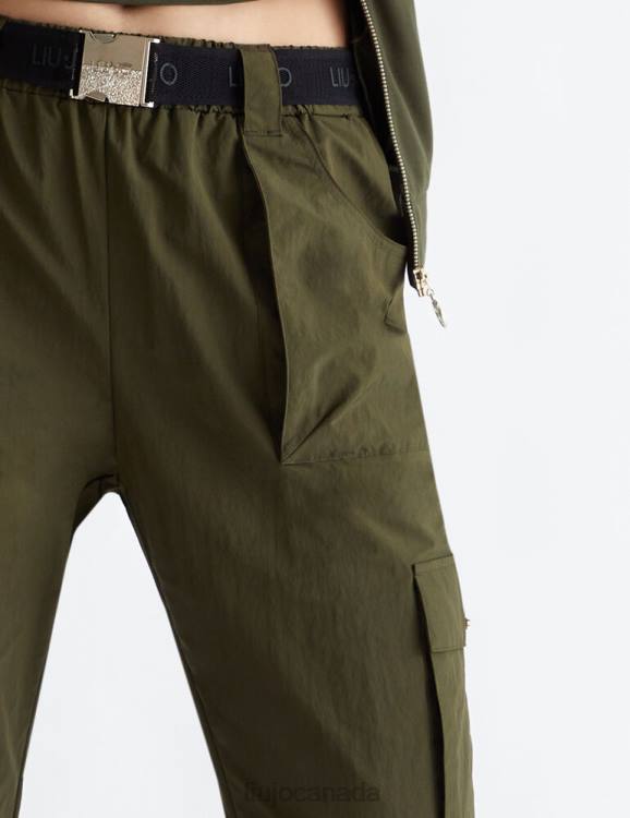 Clothing Liu Jo Nylon Trousers With Belt Women F606895