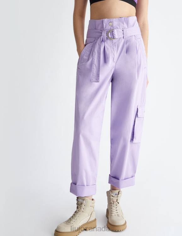 Clothing Liu Jo Stretch Cargo Trousers Women F606953