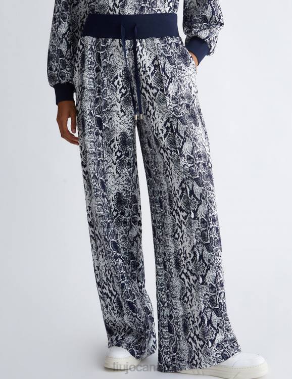 Clothing Liu Jo Trousers With Python Print Women F606337