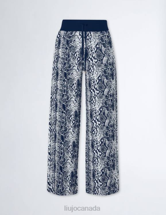 Clothing Liu Jo Trousers With Python Print Women F606337