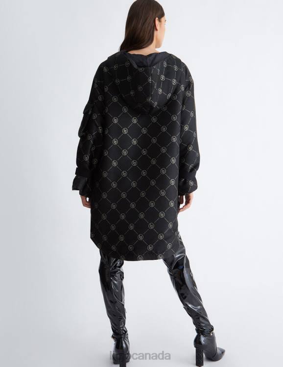 Clothing Liu Jo Jacquard Anorak With Logo Women F606154