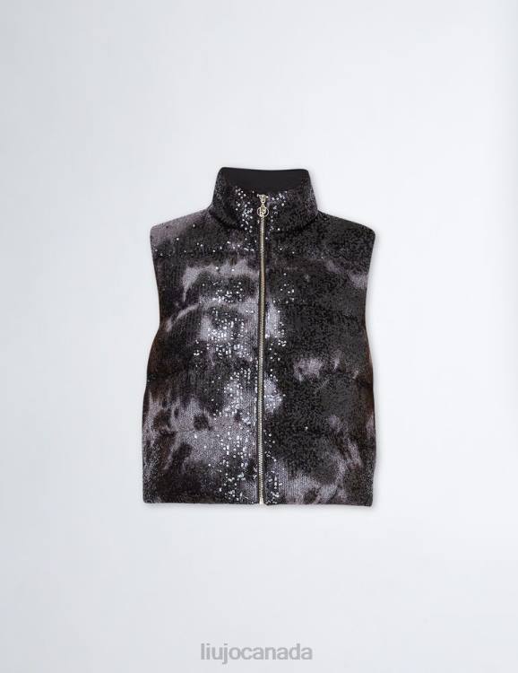 Clothing Liu Jo Padded Vest With Sequins Women F6061073